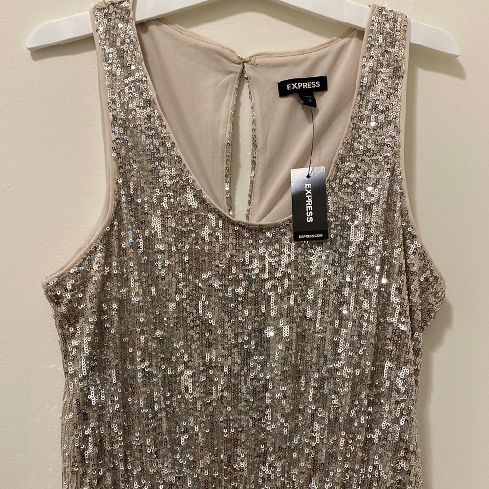 Express Sequin Jumpsuit - S Size Brand New